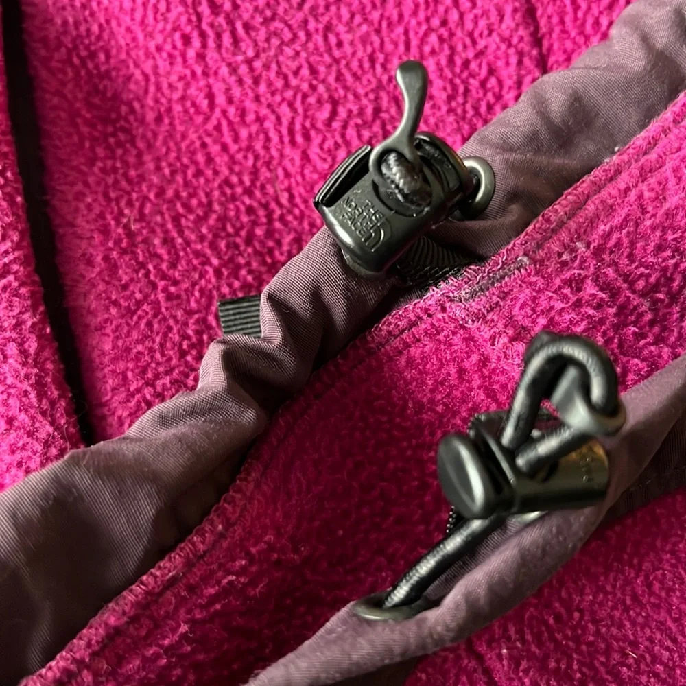 The North Face Denali Fleece Zip-up Jacket Women Size Medium Magenta/purple/pink - Picture 8 of 12